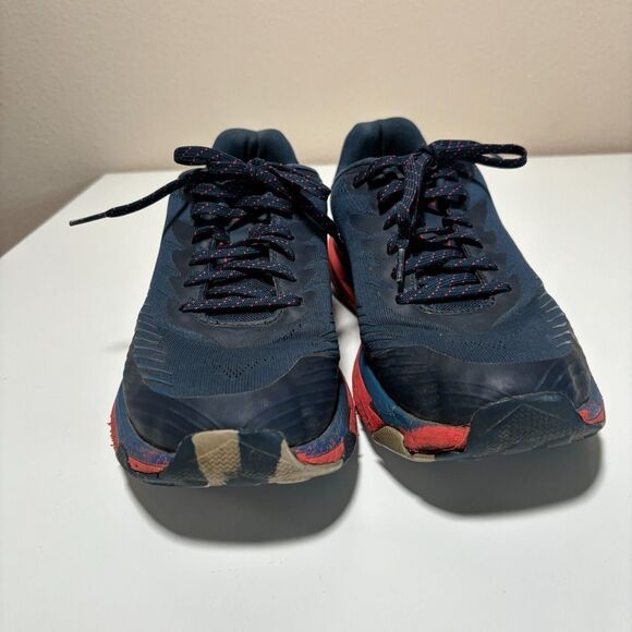 Hoka One One Torrent 2 Mens 10.5 Trail Running Shoes Moonlit Ocean Risk Red - Picture 4 of 12